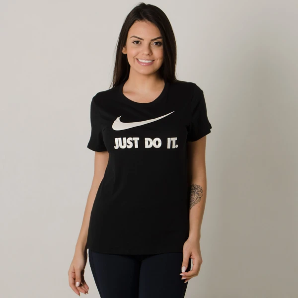 CAMISETA NIKE SPORTSWEAR CREW JDI FEMININA - Preto