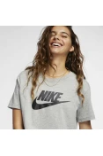 CAMISETA NIKE SPORTSWEAR ESSENTIAL FEMININA - Grafite CAMISETA NIKE SPORTSWEAR ESSENTIAL FEMININA - Grafite