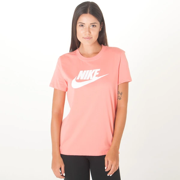 CAMISETA NIKE SPORTSWEAR ESSENTIAL ICON FUTURA FEMININA - Rosa