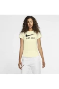 CAMISETA NIKE SPORTSWEAR FEMININA - Amarelo/preto