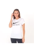 CAMISETA NIKE SPORTSWEAR FEMININA - Branco/preto