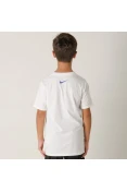 CAMISETA NIKE SPORTSWEAR FUTURA DUDE INFANTIL - Branco/azul CAMISETA NIKE SPORTSWEAR FUTURA DUDE INFANTIL - Branco/azul