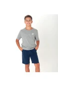 CAMISETA NIKE SPORTSWEAR INFANTIL - Cinza CAMISETA NIKE SPORTSWEAR INFANTIL - Cinza