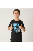 CAMISETA NIKE TEE JDI DUNK INFANTIL - Preto/azul CAMISETA NIKE TEE JDI DUNK INFANTIL - Preto/azul