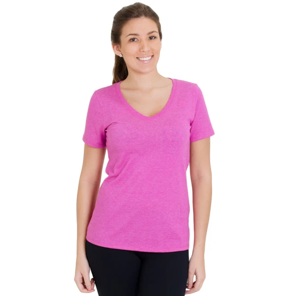 CAMISETA NIKE V NECK DFC SS TEE 2.0 FEMININA - Pink