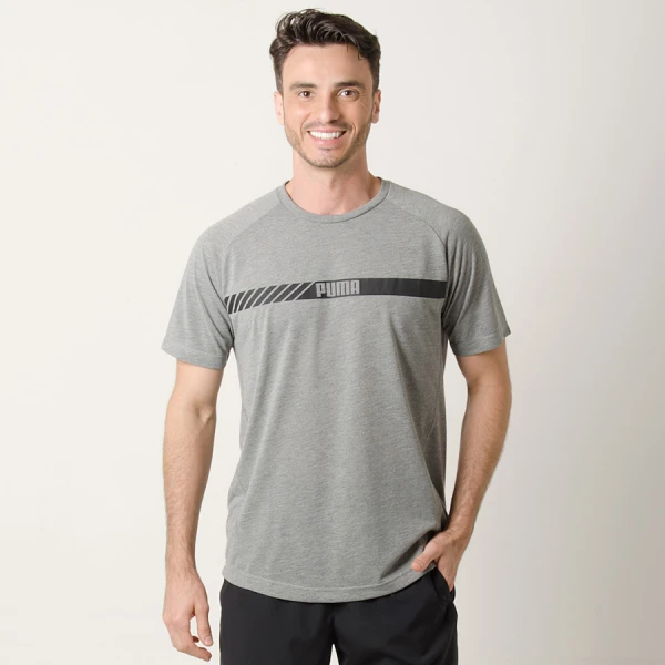 CAMISETA PUMA ACTIVE TEC MASCULINA - Cinza