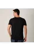 CAMISETA PUMA ACTIVE TEE MASCULINA - Preto/branco CAMISETA PUMA ACTIVE TEE MASCULINA - Preto/branco