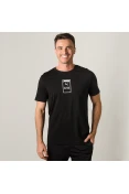 CAMISETA PUMA BRAND PLACED MASCULINA - Preto CAMISETA PUMA BRAND PLACED MASCULINA - Preto
