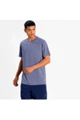 CAMISETA PUMA DE TREINO HEATHER CAT MASCULINA - Azul