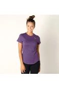 CAMISETA PUMA EPIC HEATHER S/S TEE FEMININA - Roxo