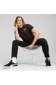 CAMISETA PUMA ESS ELEVATED TEE MASCULINA - Preto CAMISETA PUMA ESS ELEVATED TEE MASCULINA - Preto