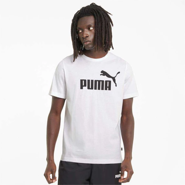 CAMISETA PUMA ESS LOGO TEE MASCULINA - Branco