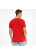 CAMISETA PUMA ESS LOGO TEE MASCULINA - Vermelho