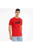 CAMISETA PUMA ESS LOGO TEE MASCULINA - Vermelho