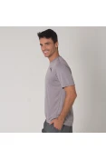 CAMISETA PUMA ESSENTIAL PURETECH HEATHER MASCULINA - Grafite CAMISETA PUMA ESSENTIAL PURETECH HEATHER MASCULINA - Grafite