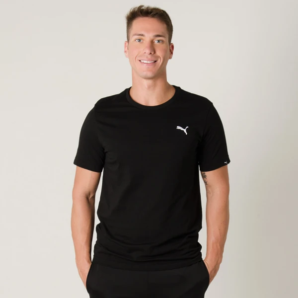 CAMISETA PUMA ESSENTIAL SS TEE MASCULINA - Preto
