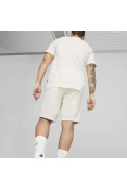 CAMISETA PUMA ESSENTIALS+ 2 COLOUR LOGO MASCULINA - Bege CAMISETA PUMA ESSENTIALS+ 2 COLOUR LOGO MASCULINA - Bege