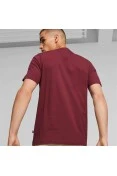 CAMISETA PUMA ESSENTIALS+ 2 COLOUR LOGO MASCULINA - Bordo CAMISETA PUMA ESSENTIALS+ 2 COLOUR LOGO MASCULINA - Bordo