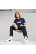 CAMISETA PUMA ESSENTIALS+ 2 COLOUR LOGO MASCULINA - Marinho CAMISETA PUMA ESSENTIALS+ 2 COLOUR LOGO MASCULINA - Marinho