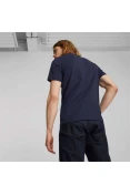 CAMISETA PUMA ESSENTIALS+ 2 COLOUR LOGO MASCULINA - Marinho CAMISETA PUMA ESSENTIALS+ 2 COLOUR LOGO MASCULINA - Marinho