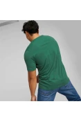 CAMISETA PUMA ESSENTIALS+ 2 COLOUR LOGO MASCULINA - Verde/branco CAMISETA PUMA ESSENTIALS+ 2 COLOUR LOGO MASCULINA - Verde/branco