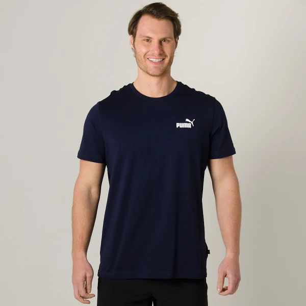 CAMISETA PUMA ESSENTIALS MASCULINA - Marinho