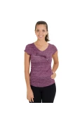 CAMISETA PUMA HEATHER CAT TEE W FEMININA - Bordo/cinza CAMISETA PUMA HEATHER CAT TEE W FEMININA - Bordo/cinza