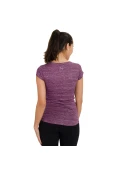 CAMISETA PUMA HEATHER CAT TEE W FEMININA - Bordo/cinza CAMISETA PUMA HEATHER CAT TEE W FEMININA - Bordo/cinza