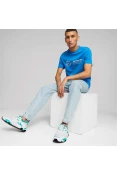 CAMISETA PUMA MAPF1 ESS LOGO TEE MASCULINA - Azul CAMISETA PUMA MAPF1 ESS LOGO TEE MASCULINA - Azul