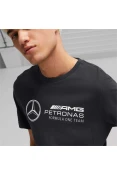 CAMISETA PUMA MERCEDES ESS LOGO TEE MASCULINA - Preto CAMISETA PUMA MERCEDES ESS LOGO TEE MASCULINA - Preto