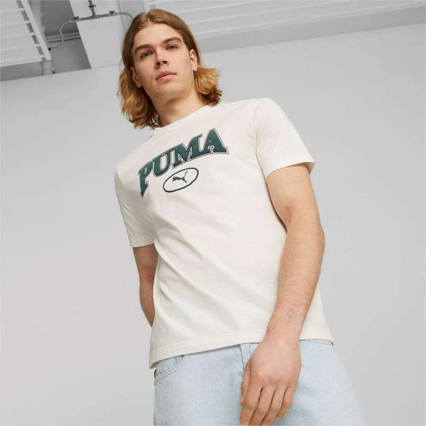 CAMISETA PUMA PUMA SQUAD TEE MASCULINA - Bege