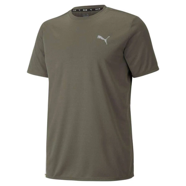 CAMISETA PUMA RUN FAVORITE SS TEE MASCULINA - Verde