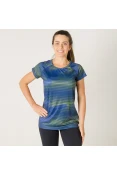 CAMISETA PUMA STYFR GRAPHIC S/S TEE FEMININA - Azul/amarelo CAMISETA PUMA STYFR GRAPHIC S/S TEE FEMININA - Azul/amarelo