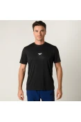 CAMISETA SPEEDO BASIC INTERLOCK UV50 MASCULINA - Preto CAMISETA SPEEDO BASIC INTERLOCK UV50 MASCULINA - Preto