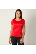 CAMISETA SPEEDO INTERLOCK UV50 FEMININA - Vermelho