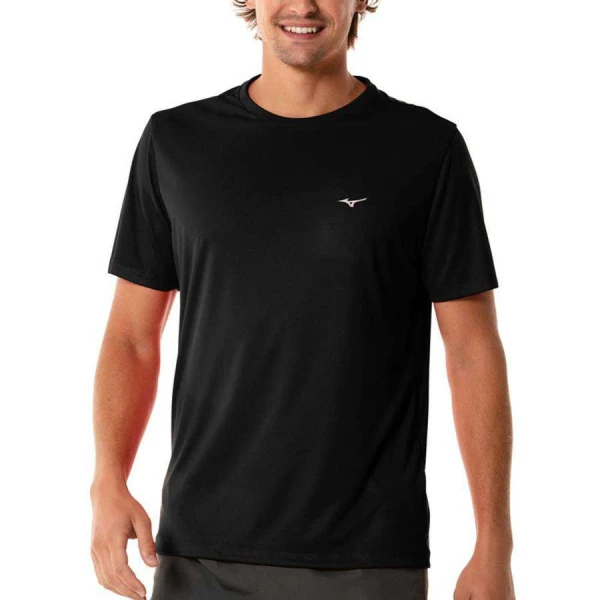 CAMISETA TREINO MIZUNO ENERGY MASCULINA - Preto