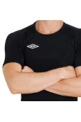 CAMISETA UMBRO BASIC TÉRMICA MASCULINA - Preto/branco CAMISETA UMBRO BASIC TÉRMICA MASCULINA - Preto/branco