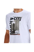 CAMISETA UNDER ARMOUR BASKETBALL PHOTO MASCULINA - Branco CAMISETA UNDER ARMOUR BASKETBALL PHOTO MASCULINA - Branco