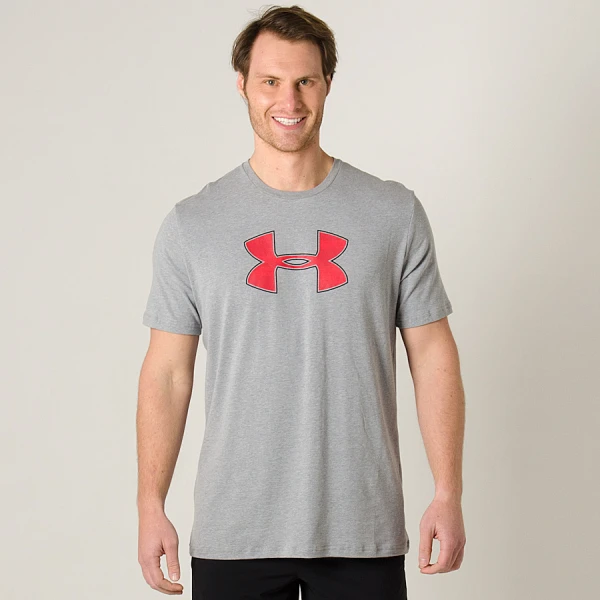 CAMISETA UNDER ARMOUR BIG LOGO MASCULINA - Cinza