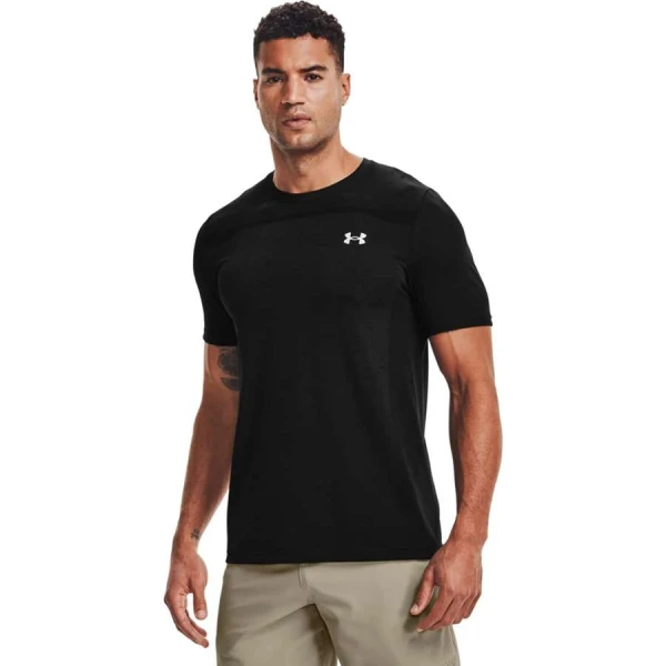 CAMISETA UNDER ARMOUR SEAMLESS SS MASCULINA - Preto
