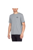 CAMISETA UNDER ARMOUR SPORTSTY LEFT MASCULINA - Cinza