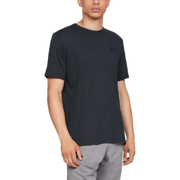CAMISETA UNDER ARMOUR SPORTSTY LEFT MASCULINA - Preto