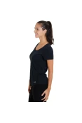 CAMISETA UNDER ARMOUR STREAKER SHIRT SLEEVE FEMININA - Preto CAMISETA UNDER ARMOUR STREAKER SHIRT SLEEVE FEMININA - Preto