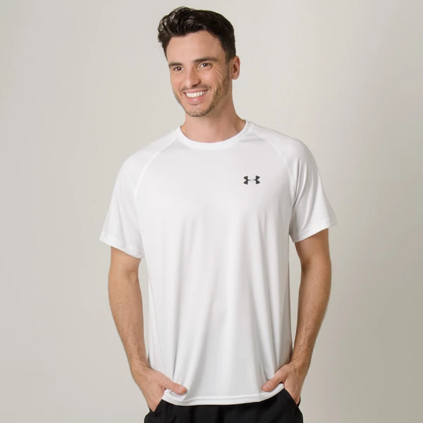 CAMISETA UNDER ARMOUR TECH SS TEE BRAZIL MASCULINA - Branco