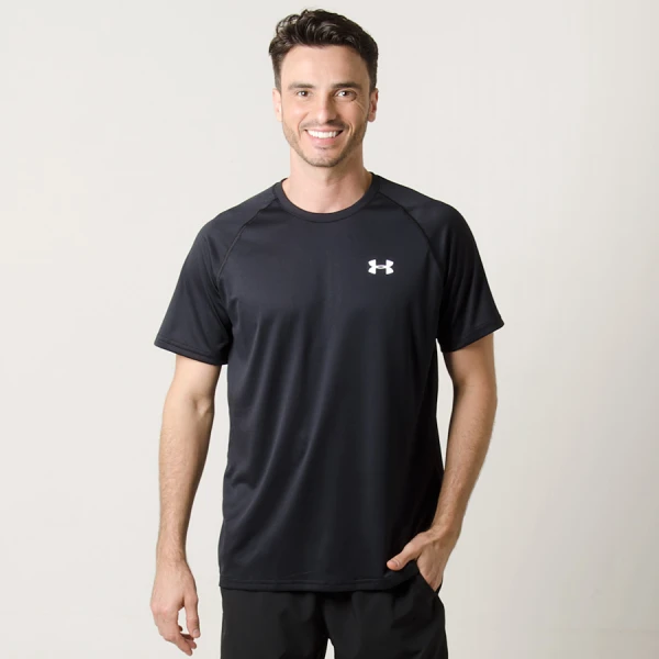 CAMISETA UNDER ARMOUR TECH SS TEE BRAZIL MASCULINA - Preto