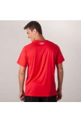CAMISETA UNDER ARMOUR TECH SS TEE BRAZIL MASCULINA - Vermelho/branco CAMISETA UNDER ARMOUR TECH SS TEE BRAZIL MASCULINA - Vermelho/branco
