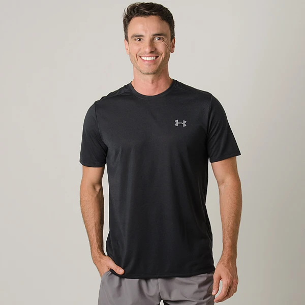 CAMISETA UNDER ARMOUR THREADBORNE MASCULINA - Preto