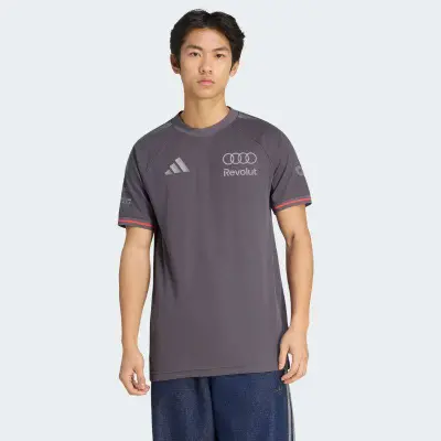 Camiseta ADIDAS Oficial Audi Revolut F1 Team - Piloto - Cinza