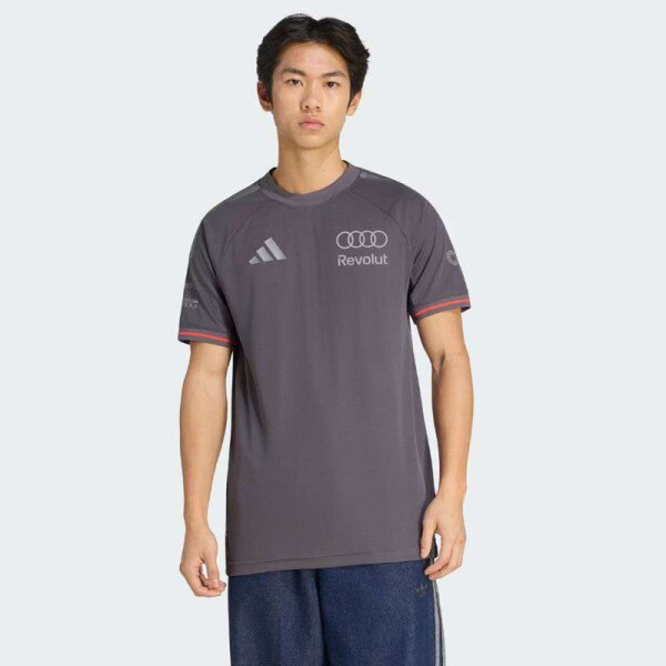 Camiseta ADIDAS Oficial Audi Revolut F1 Team - Piloto - Cinza