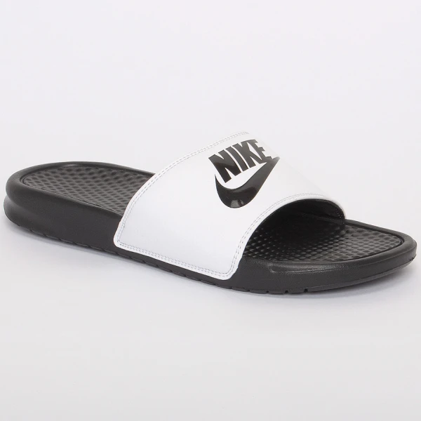 CHINELO NIKE BENASSI JDI MASCULINO - Branco/preto